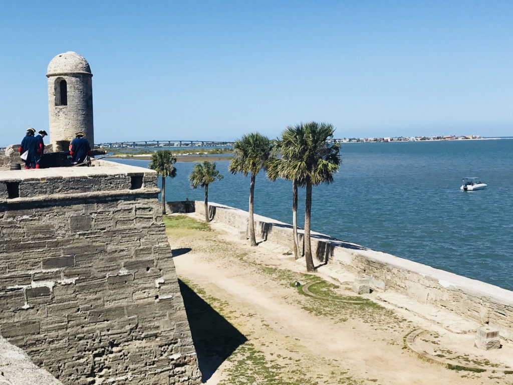 The Castillo de San Marcos offered protection from St Augustine's enemies. We can be safe from all that comes our way if we seek refuge in the right place.