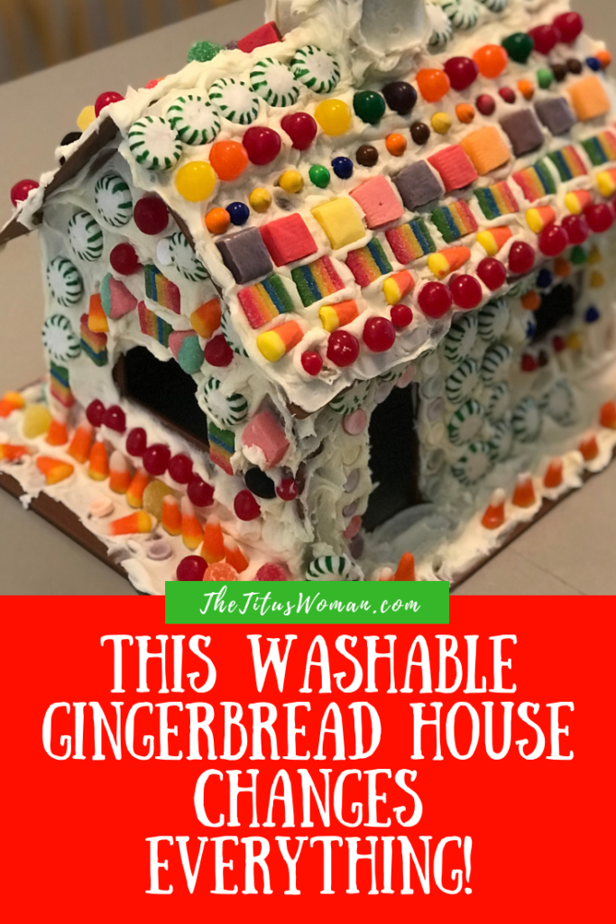 A WASHABLE GINGERBREAD HOUSE? YES PLEASE!
