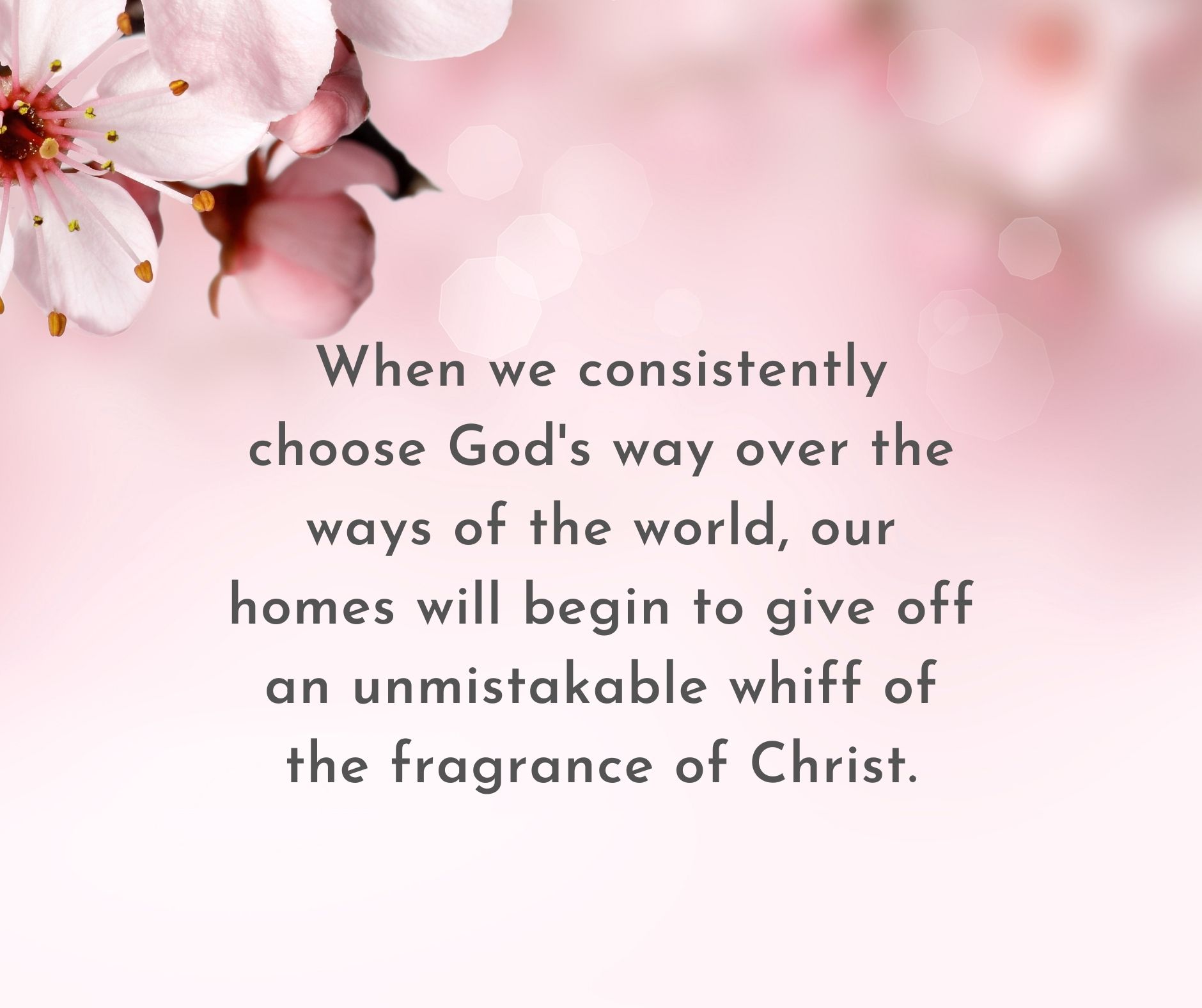 fragrance of Christ-the titus woman