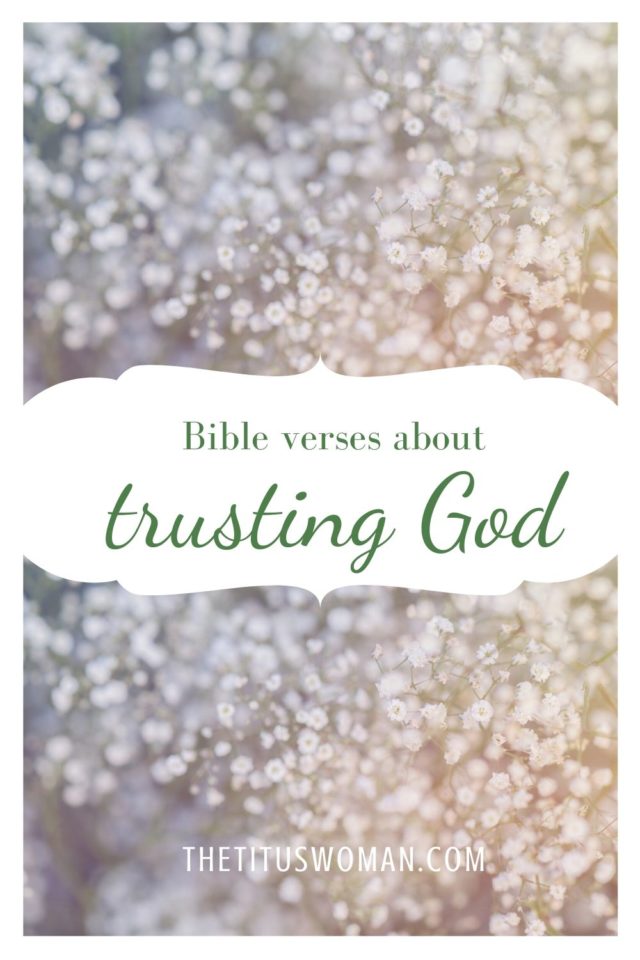 TRUSTING GOD WHEN YOU'RE AFRAID