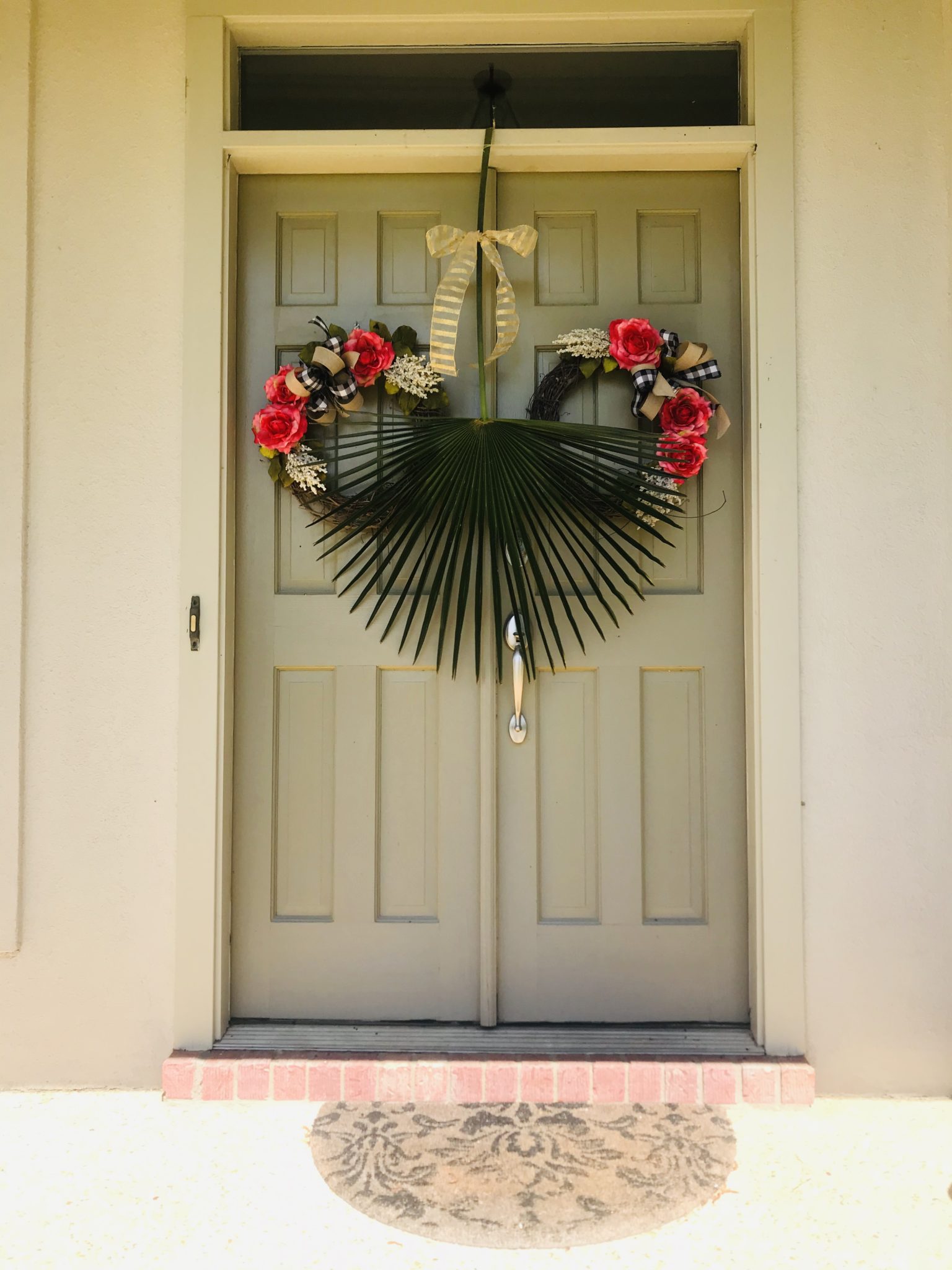 door with palm-when life feels chaotic