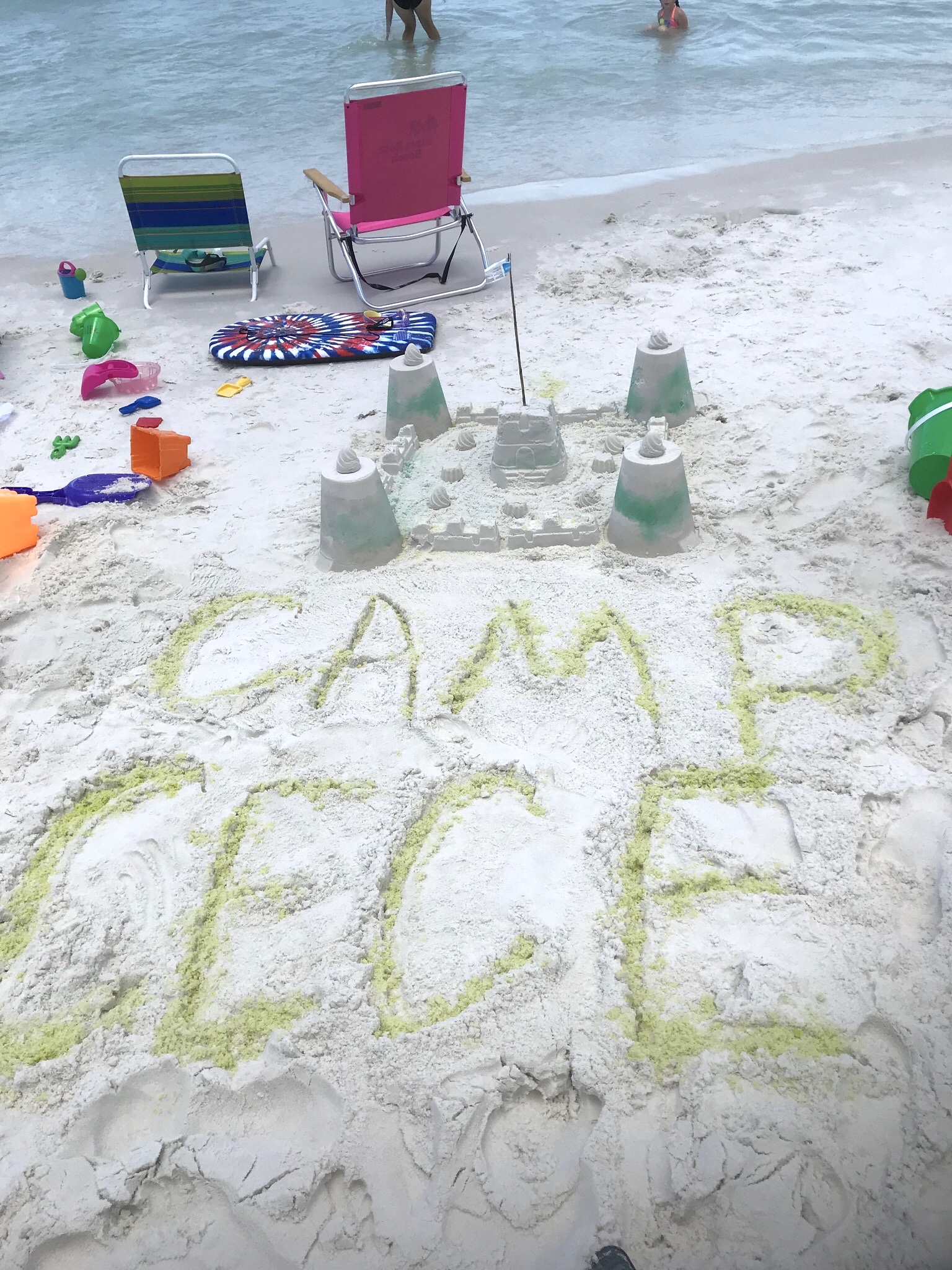 sand castle-family style cousin camp