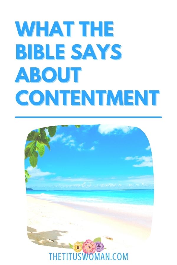 what the bible says about contentment-the titus woman